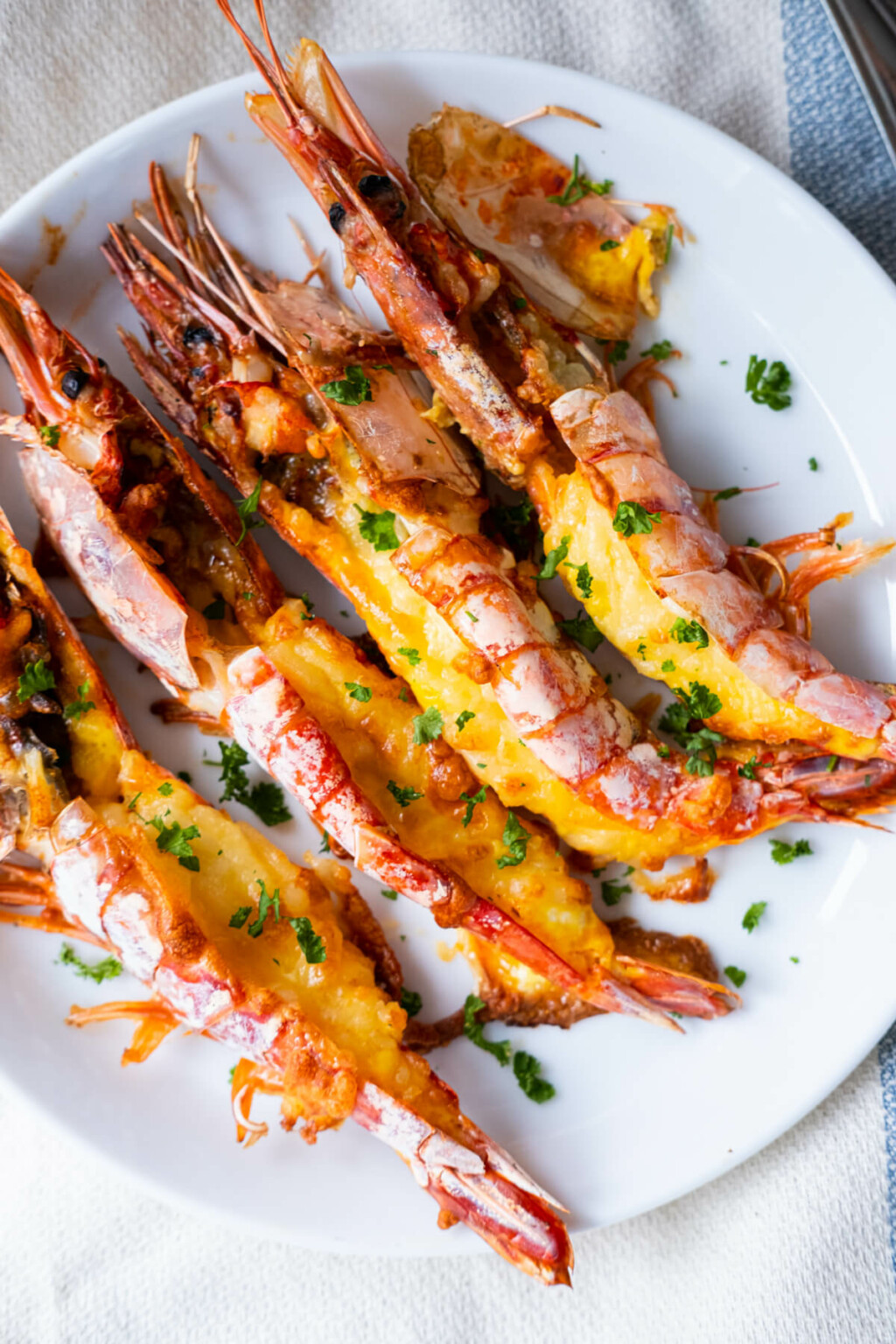 Grilled Cheese Prawn - Rasa Malaysia