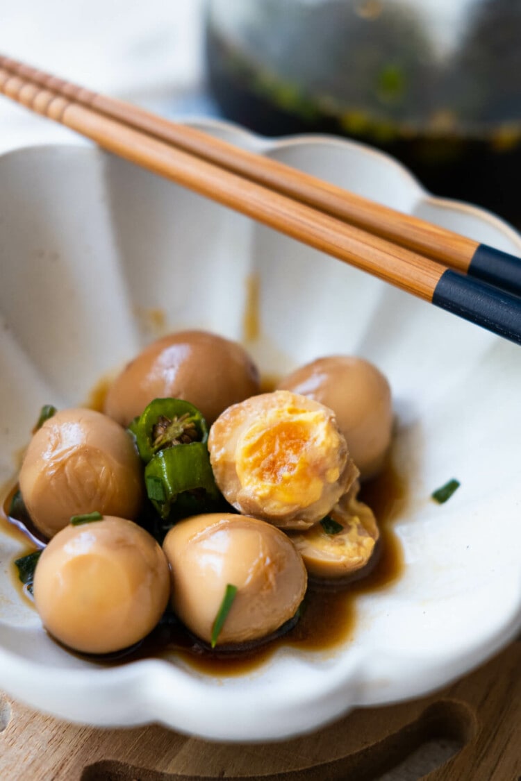 Soy Sauce Quail Eggs Rasa Malaysia