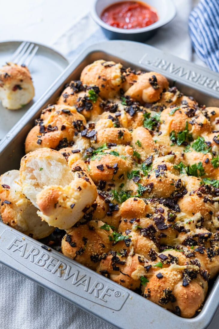 Easy PullApart Pepperoni Garlic Knots Rasa Malaysia