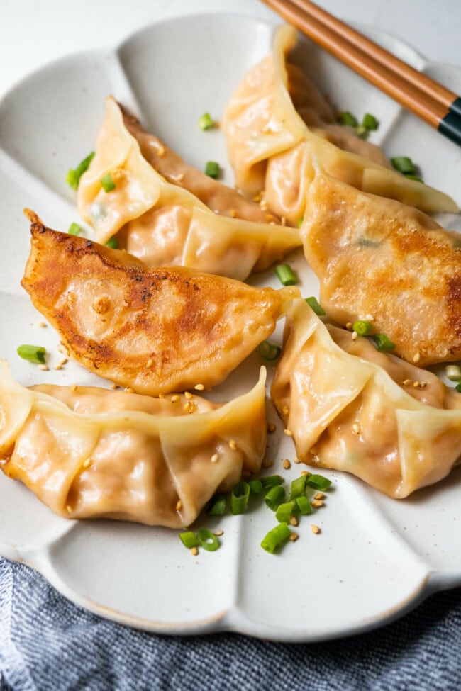 Pan-Fried Mandu - Rasa Malaysia