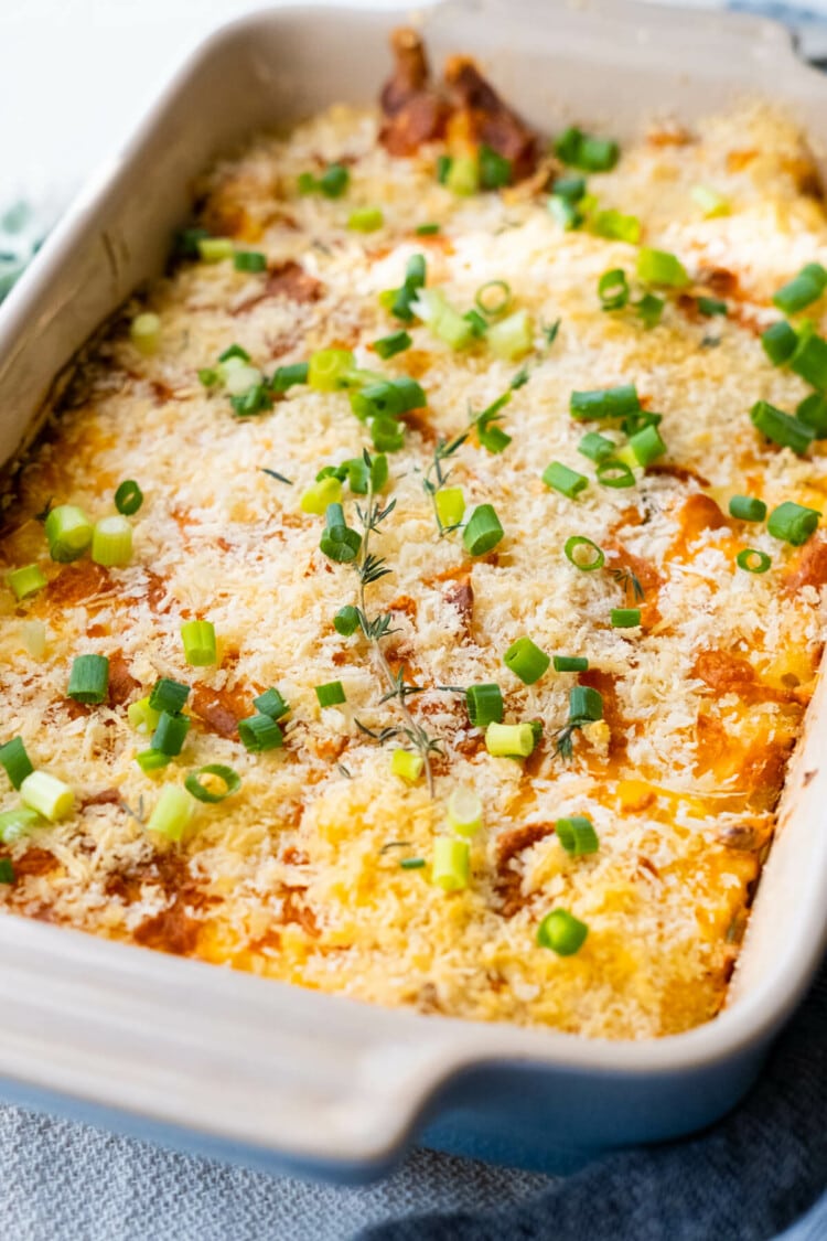 Extremely Cheesy Corn Casserole - Rasa Malaysia