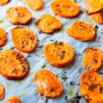 Roasted carrots with thyme recipe.