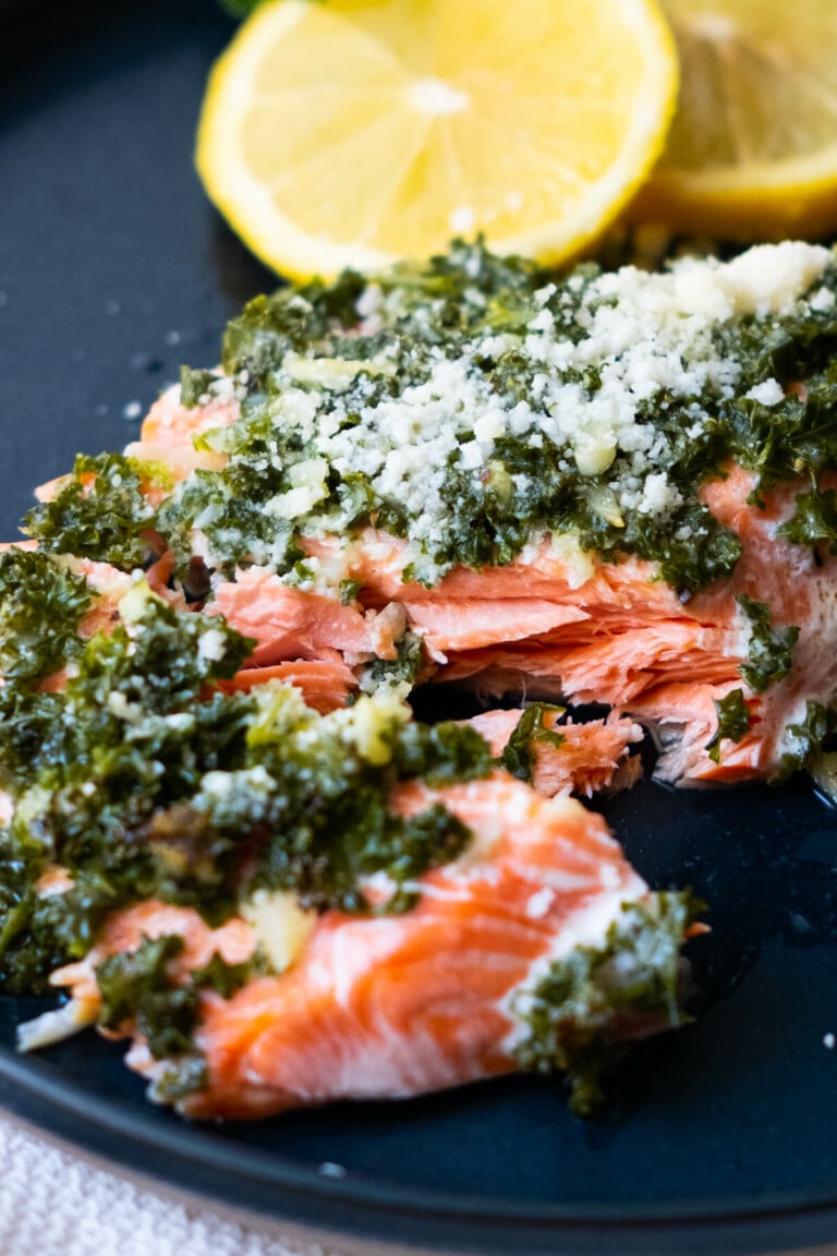 Garlic Parmesan Salmon - Rasa Malaysia