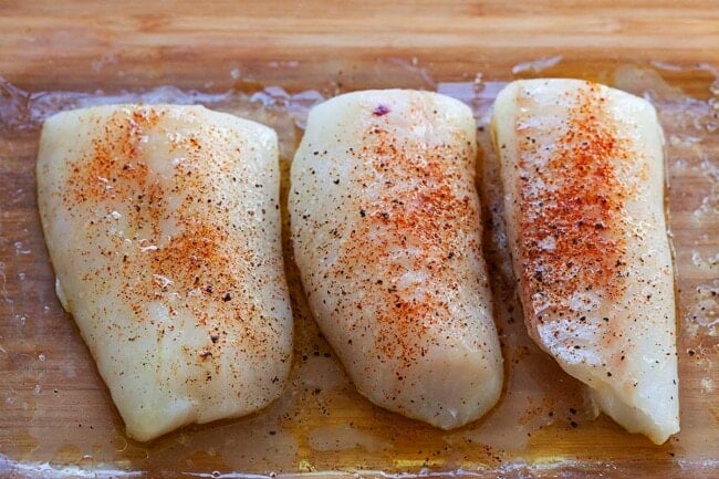 Moist Oven Baked Cod - Rasa Malaysia