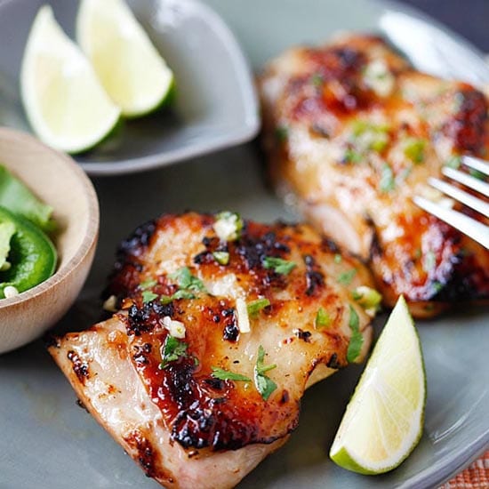 Easy chipotle lime chicken. 