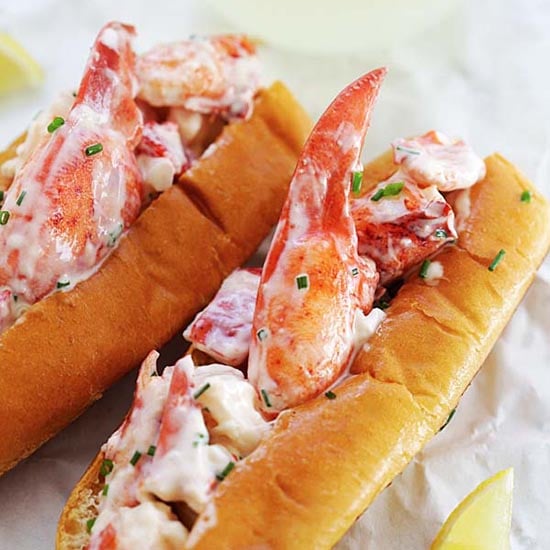 Best Maine and Boston lobster rolls recipe. 