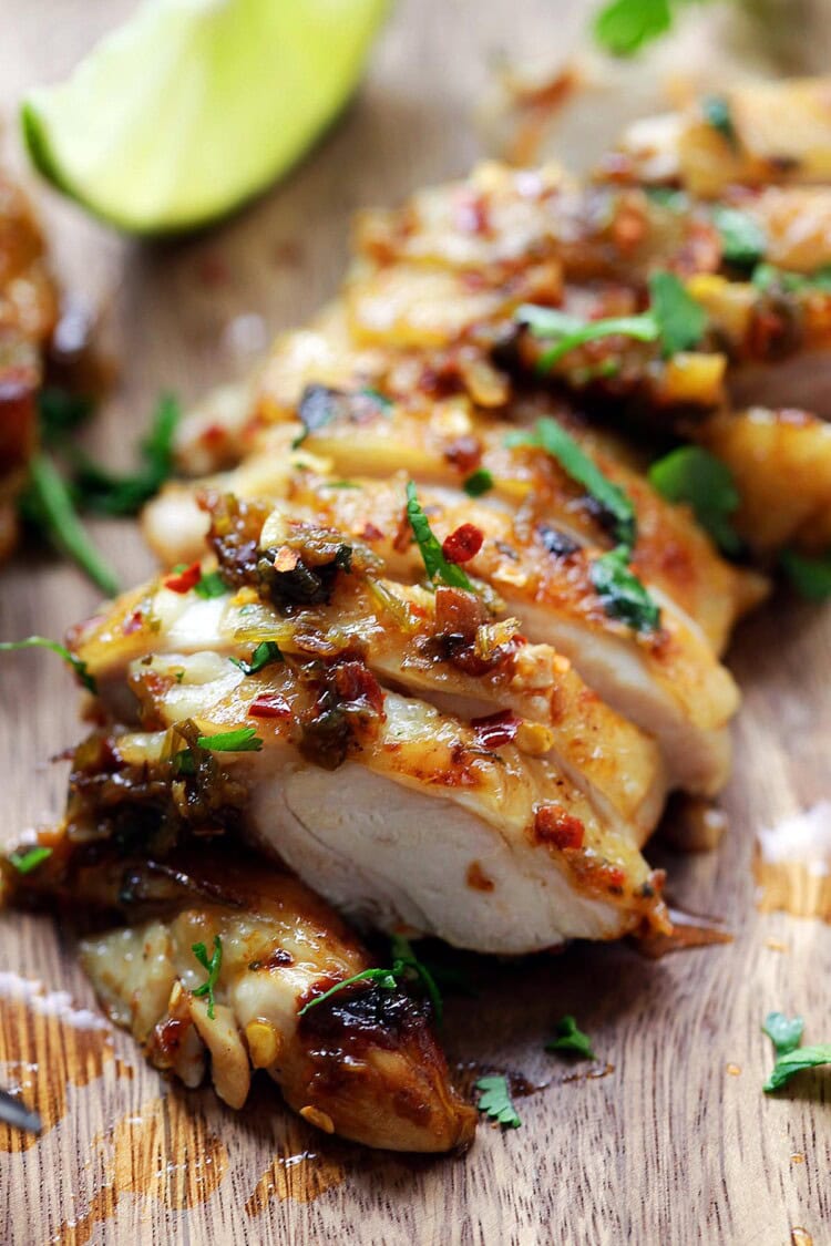 Easy Cilantro Lime Chicken (moist And Juicy!) - Rasa Malaysia