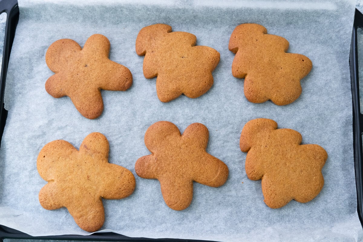 Remove from the oven and let them sit for a few minutes on the baking sheet.