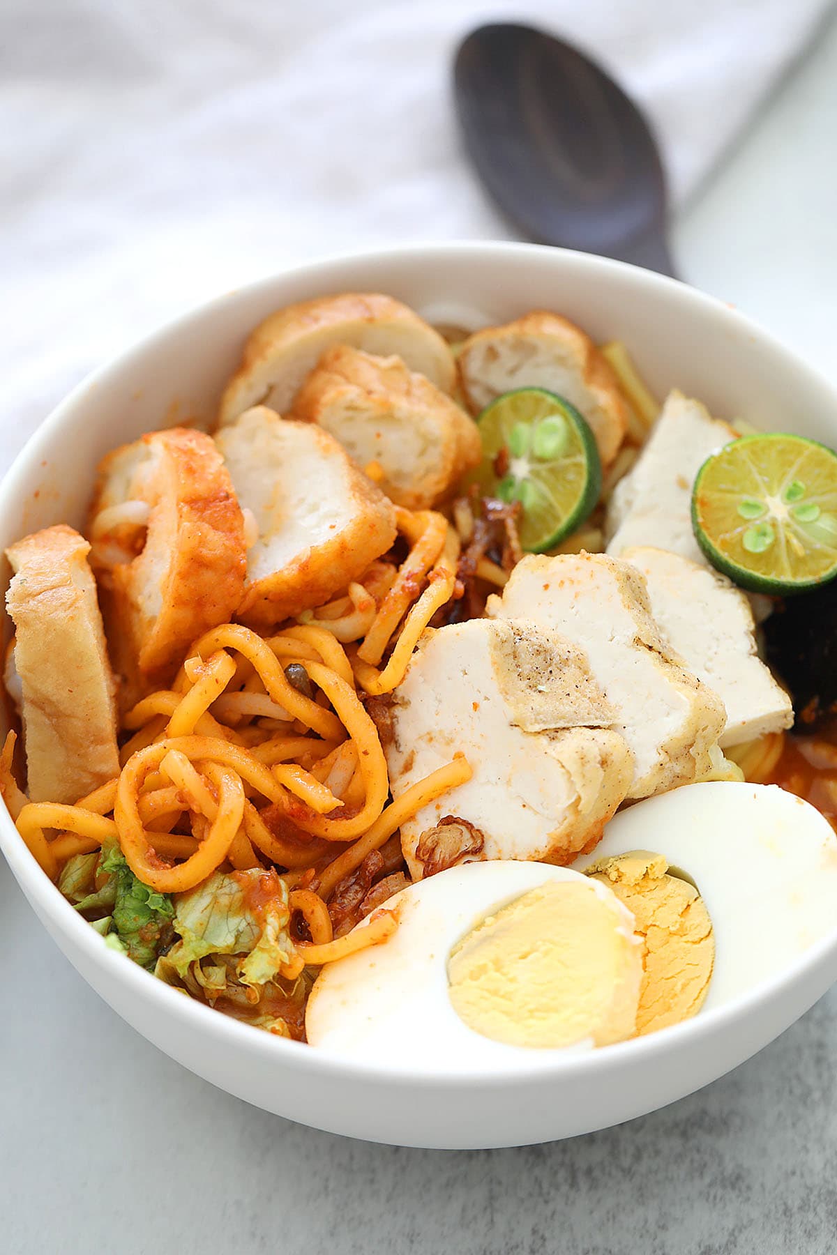 Penang Mamak mee rebus with gravy. 