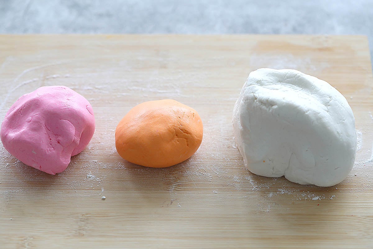 Tangyuan dough, ready to form into tangyuan dumplings.