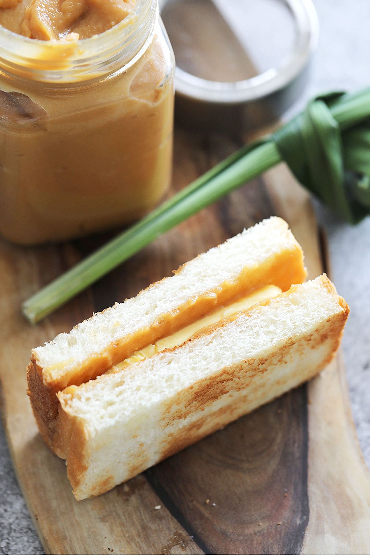 Kaya toast ready to serve.