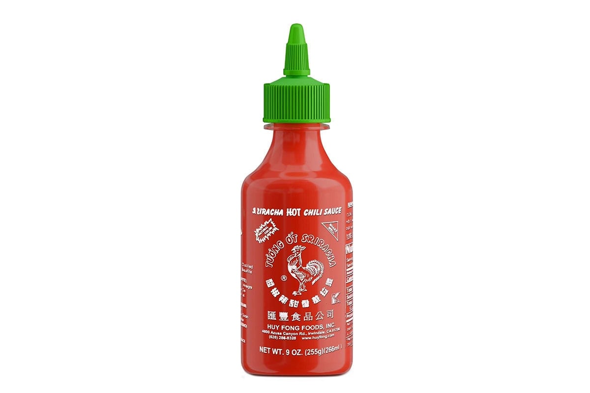 Rooster Sriracha sauce.