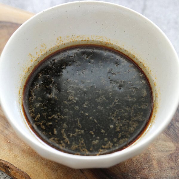 Steamed fish sauce in a bowl.