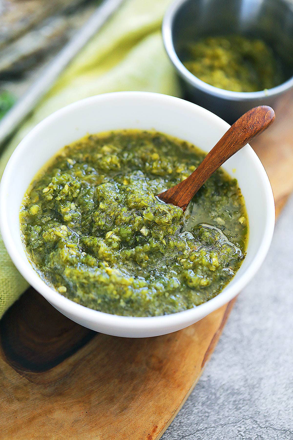Easy homemade Thai seafood dipping sauce recipe made with fish sauce and cilantro.