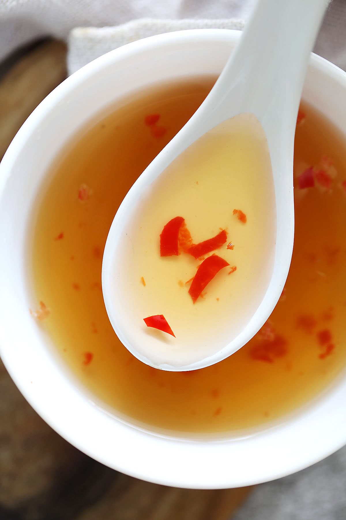 Authentic Vietnamese dipping sauce recipe, perfect for dipping spring rolls.