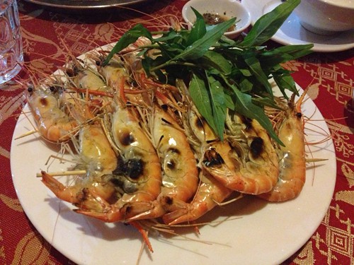 Grilled Fresh Water Prawn