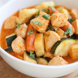 zucchini and chicken curry