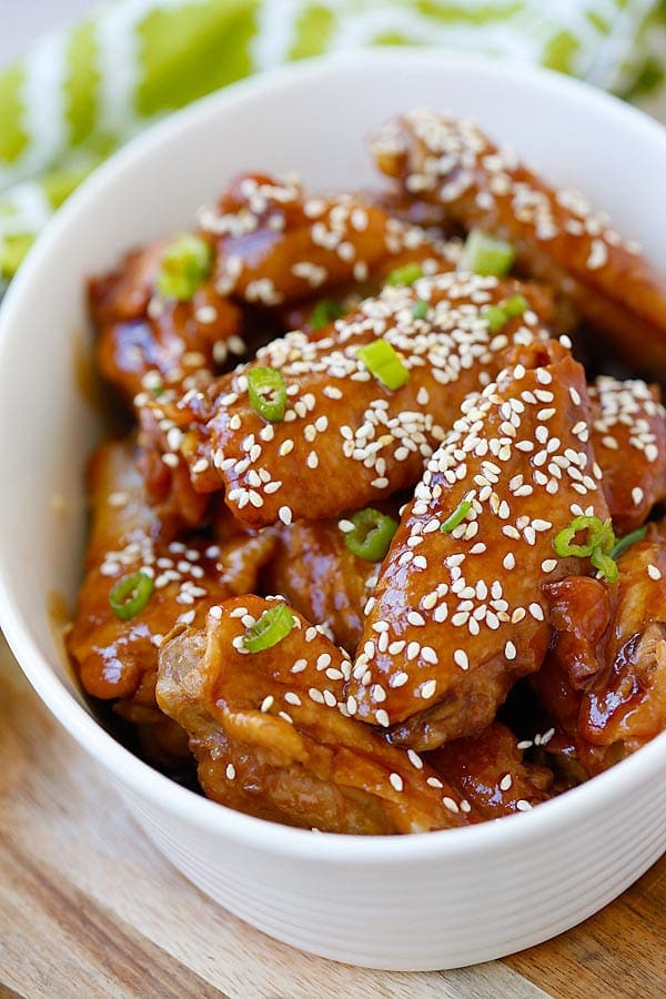 Slow Cooker Honey Sesame Chicken Wings Rasa Malaysia