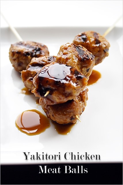 Grilled Chicken Meat Balls / Yakitori Meat Balls