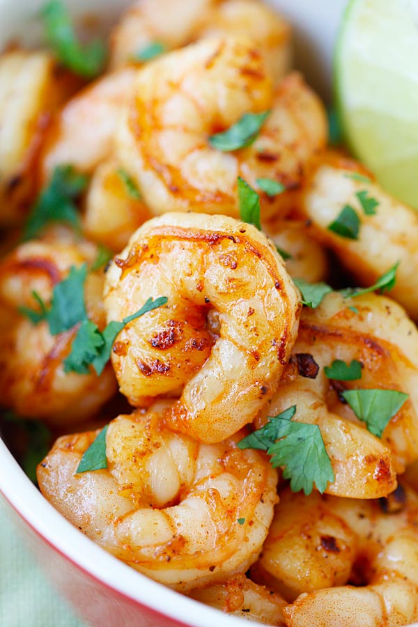 Tequila Lime Shrimp (with Extra Tequila!) - Rasa Malaysia